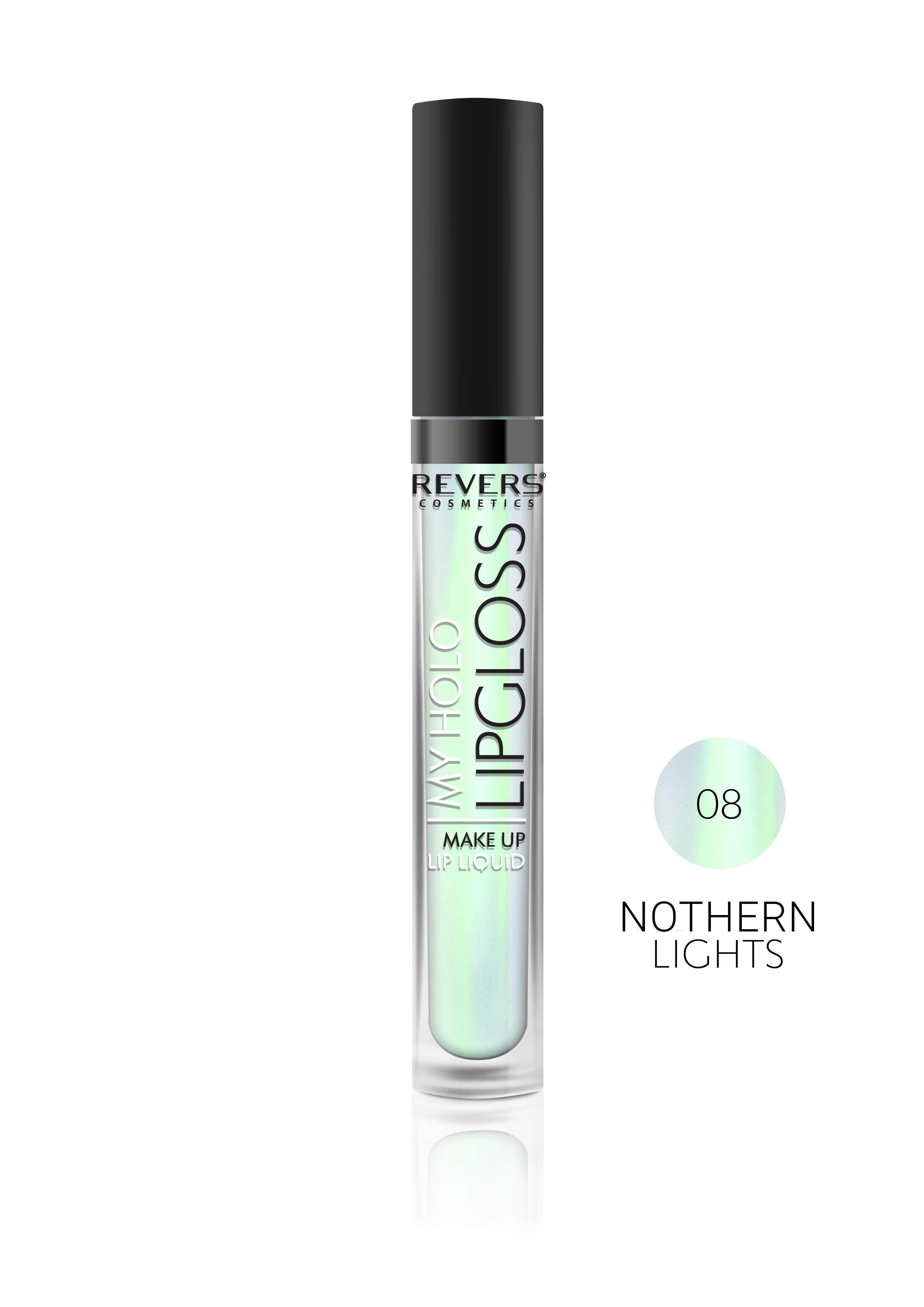 REVERS My Holo Lip Gloss Holografinis lūpų blizgis Nr. 08 Northern Lights
