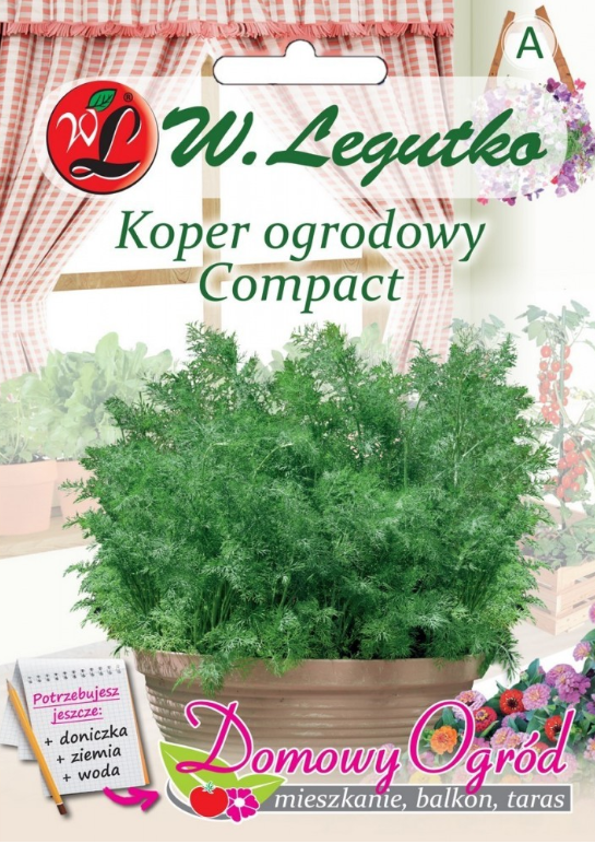 Sėklos. Krapai sodo Compact, 5g