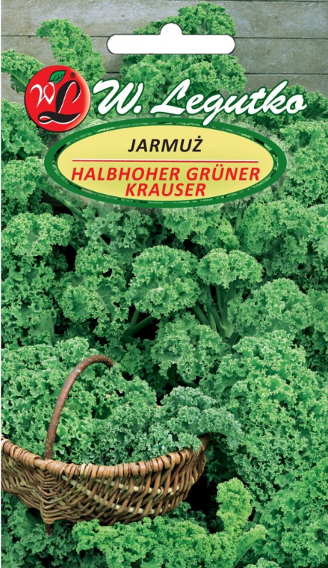 Sėklos. Lapiniai kopūstai Halbhoher Grüner Krauser – vid. aukščio