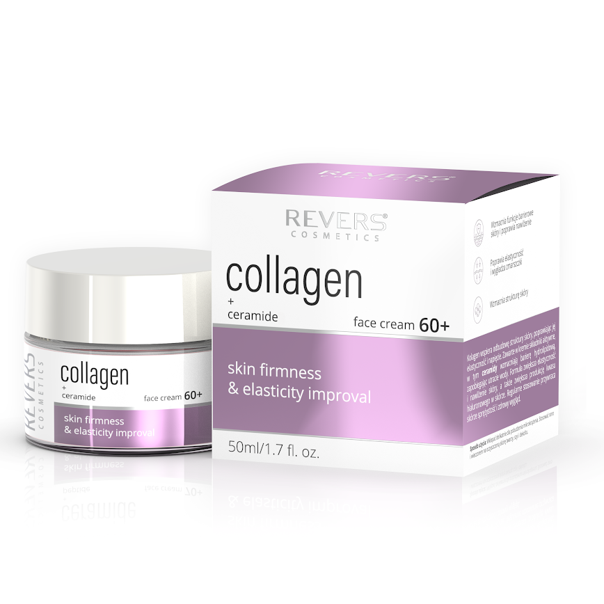 REVERS veido kremas Kolagen + Ceramidy 60+ 50ml