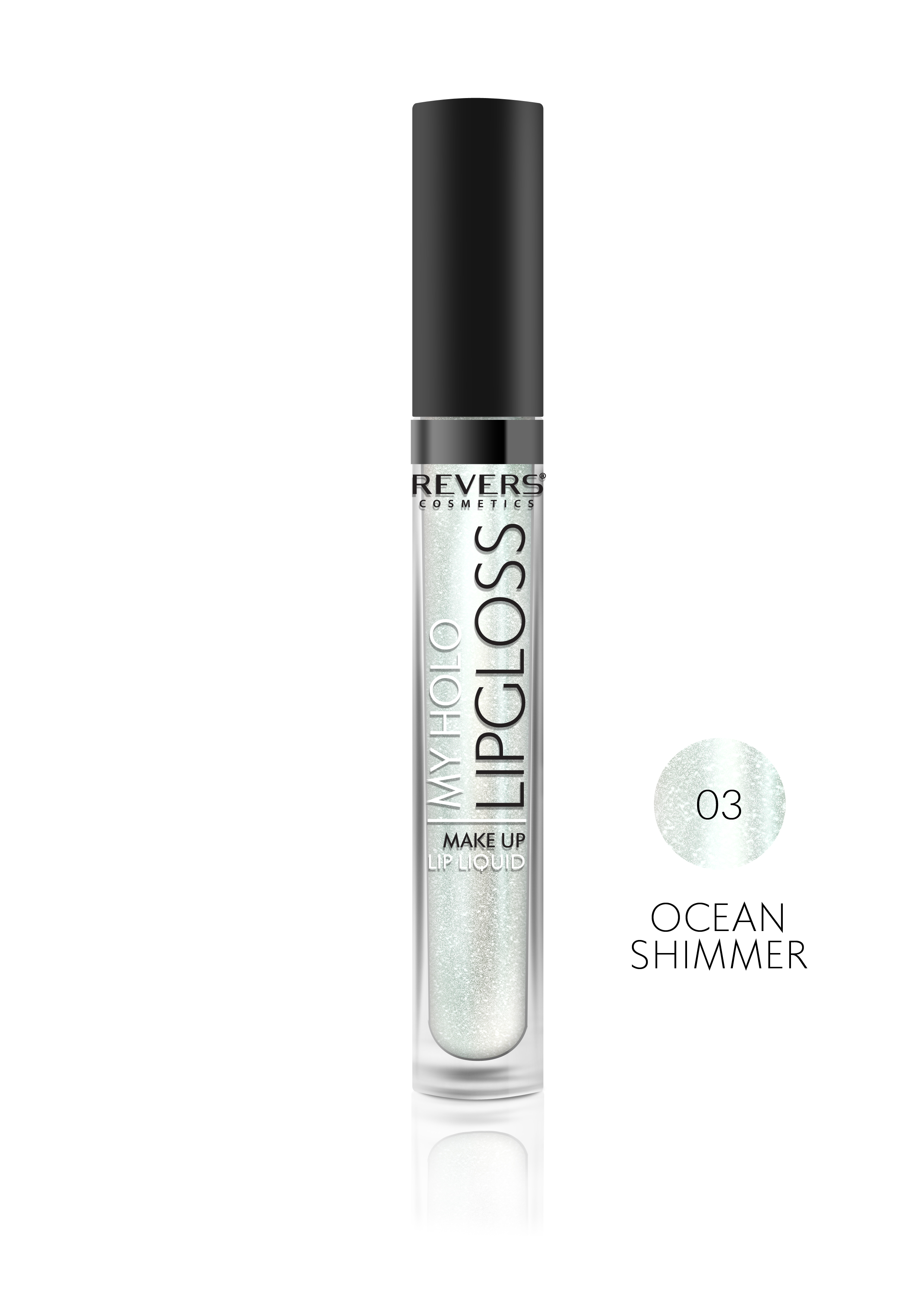 REVERS My Holo Lip Gloss Holografinis lūpų blizgis Nr. 03 Ocean Shimmer