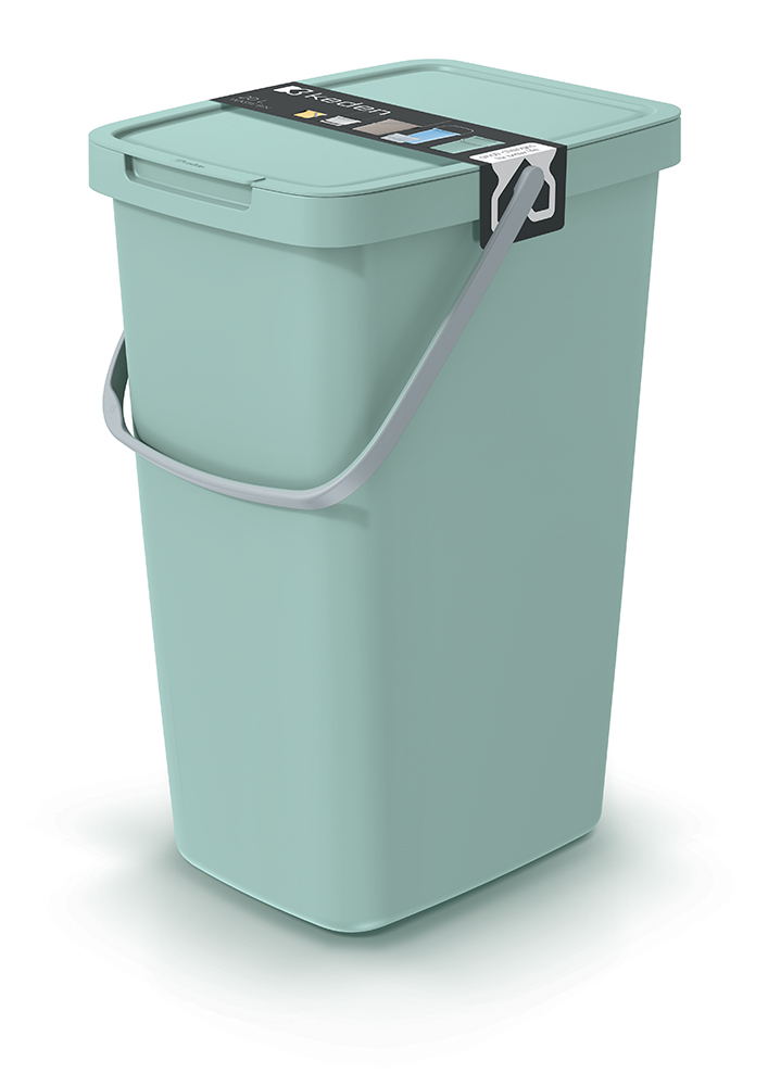 Šiukšliadėžė 20L SYSTEMA Q COLLECT | Šviesiai žalia