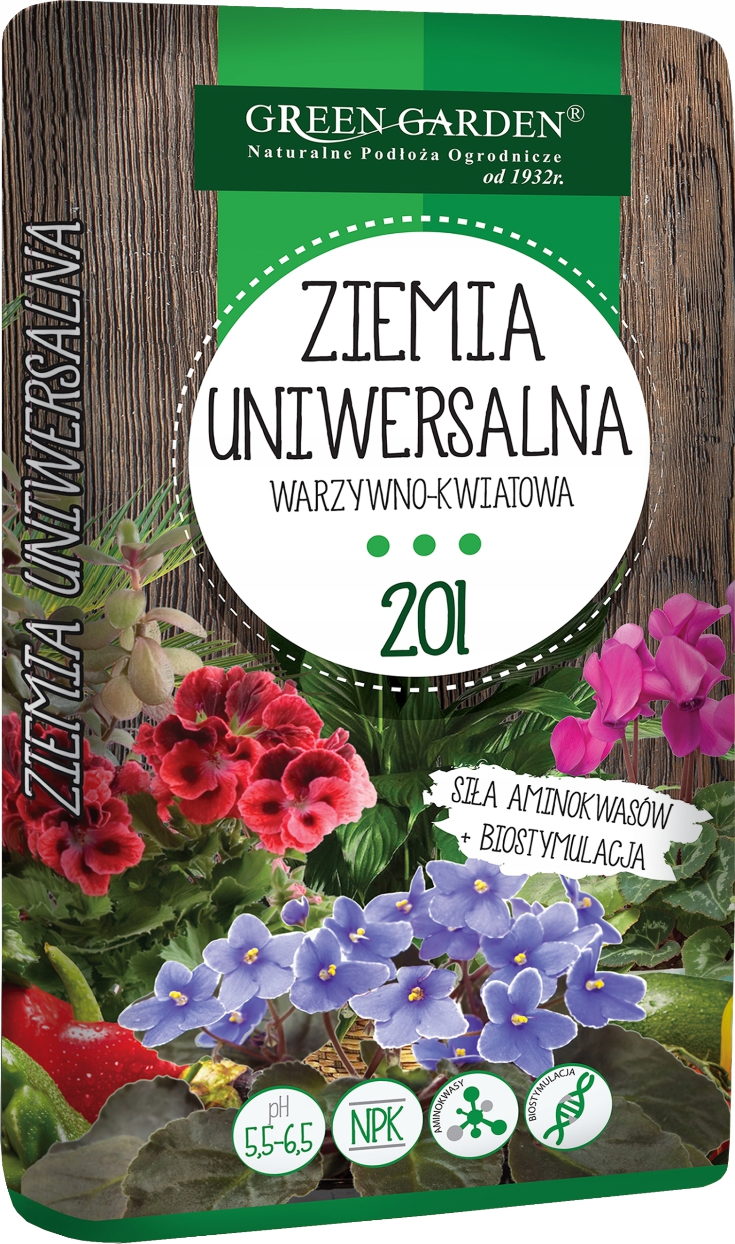 Daržovių ir gėlių substratas su Biostimuliacija | 20l