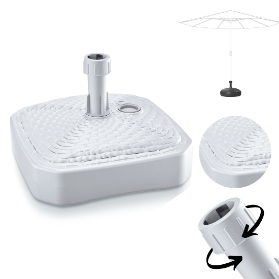 Skėčio pagrindas Umbrella Base MPKR | Baltas