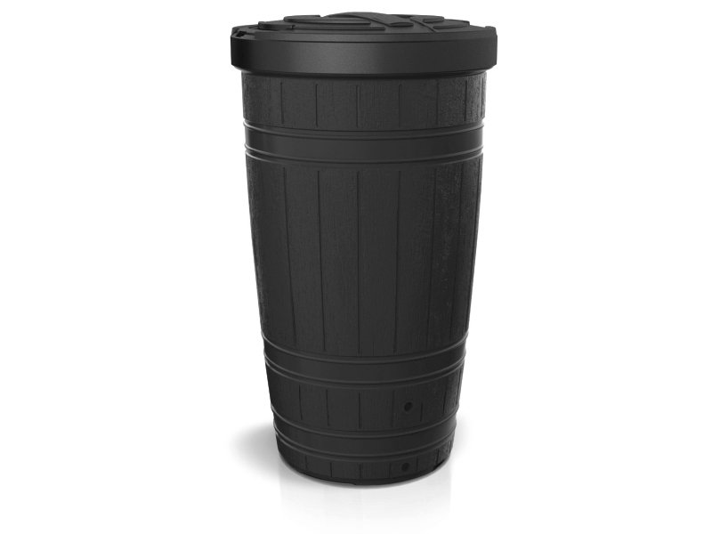 Lietaus vandens surinkimo talpa WOODCAN 265 l | Juoda