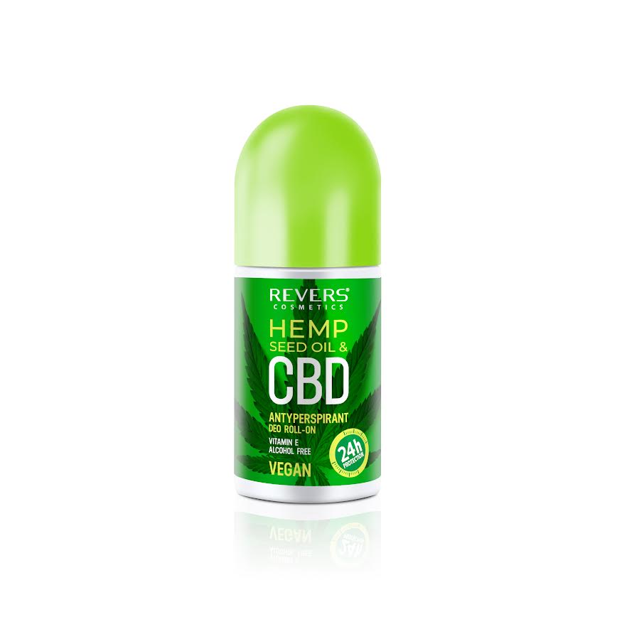 Gaivinamasis rutulinis antiperspirantas Revers CBD su vitaminu E