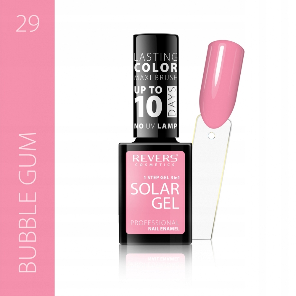 Nagų lakas SOLAR GEL 12ml hibridinis efektas 29