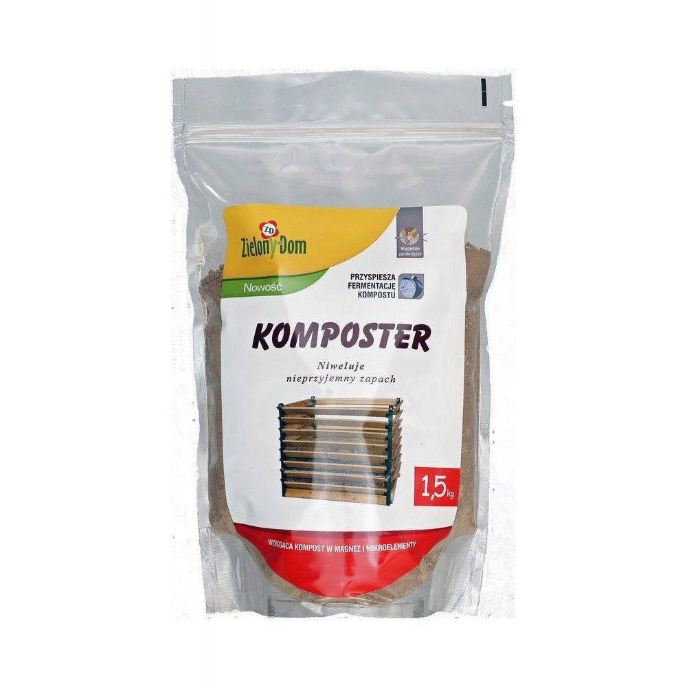 Komposteris, kompostavimo trąšos 1,5 kg ZielonyDom