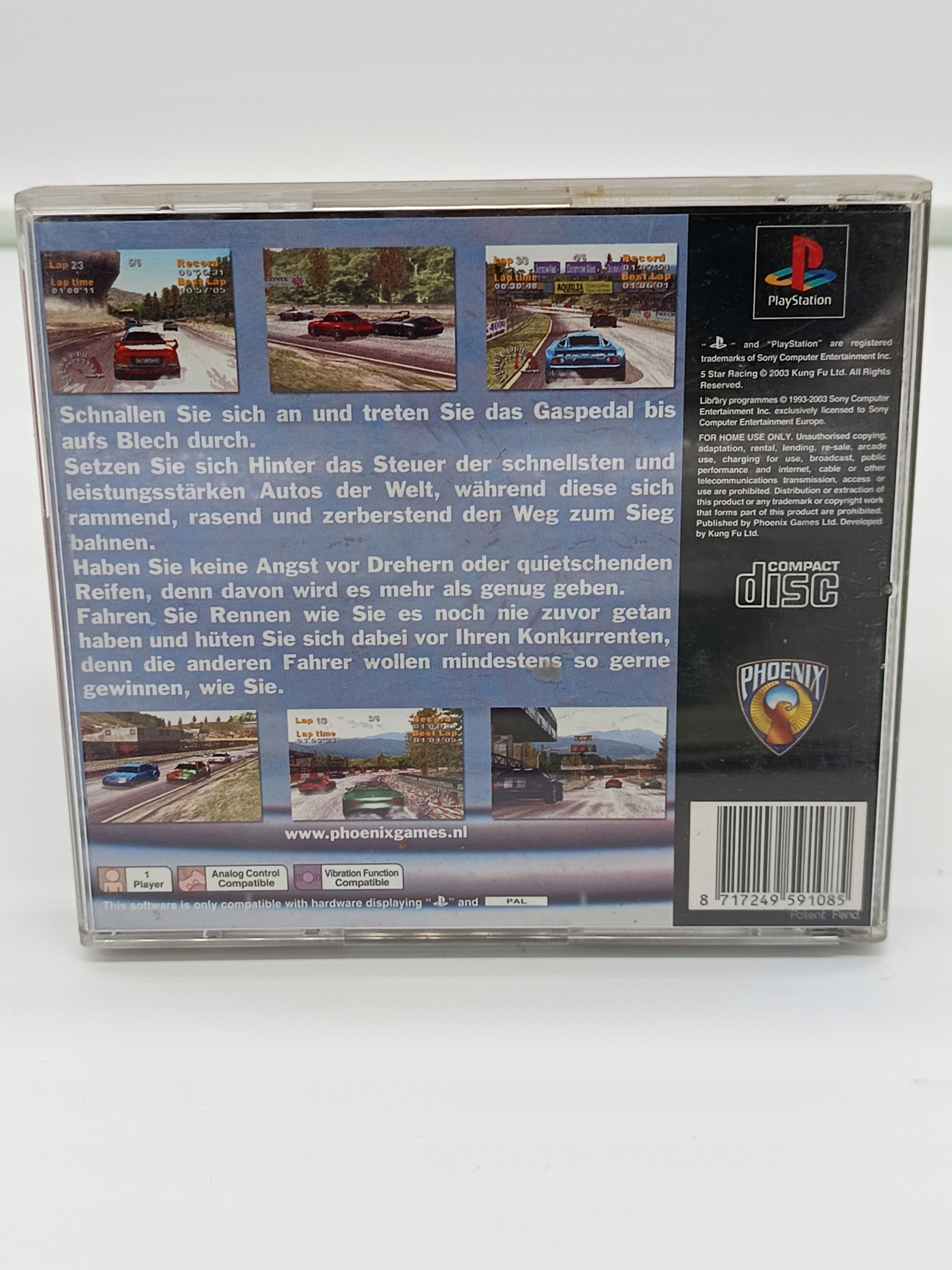 5 Star Racing PSX / PS1 PlayStation (PSX) pudełkowa