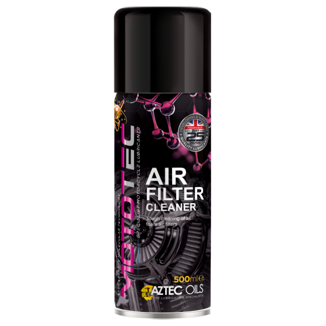 12x500ML Mototec Air Filter Cleaner Spray Removes Dirt Dust Contaminants