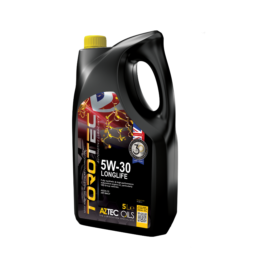 5L Torotec 5W-30 Fully Synthetic Engine Oil C3 VW 504/507 BMW LL-04 MB229.51
