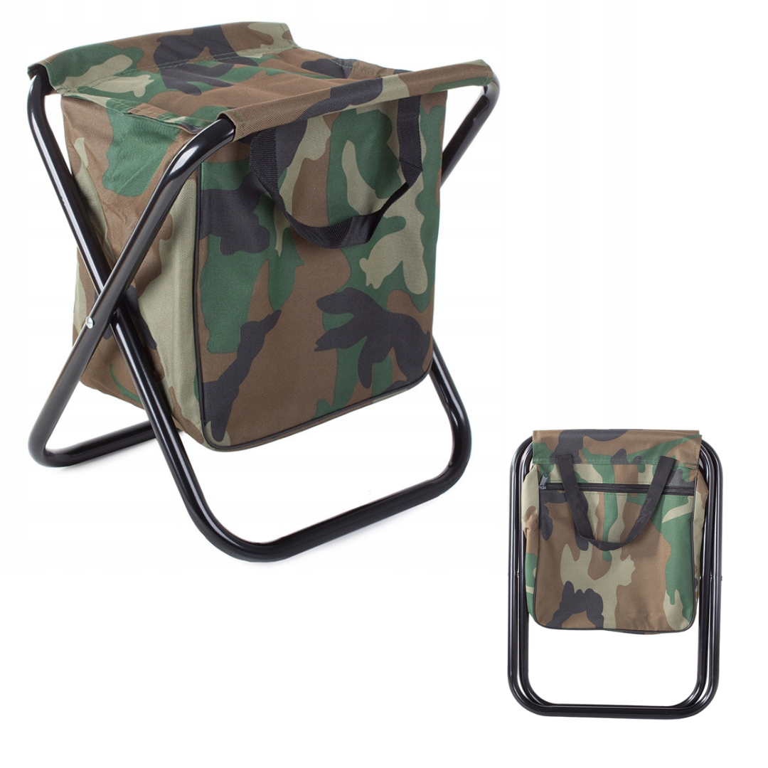 Klappstuhl mit Tasche Klapphocker Jagdstuhl Campinghocker Angelhocker klappbar