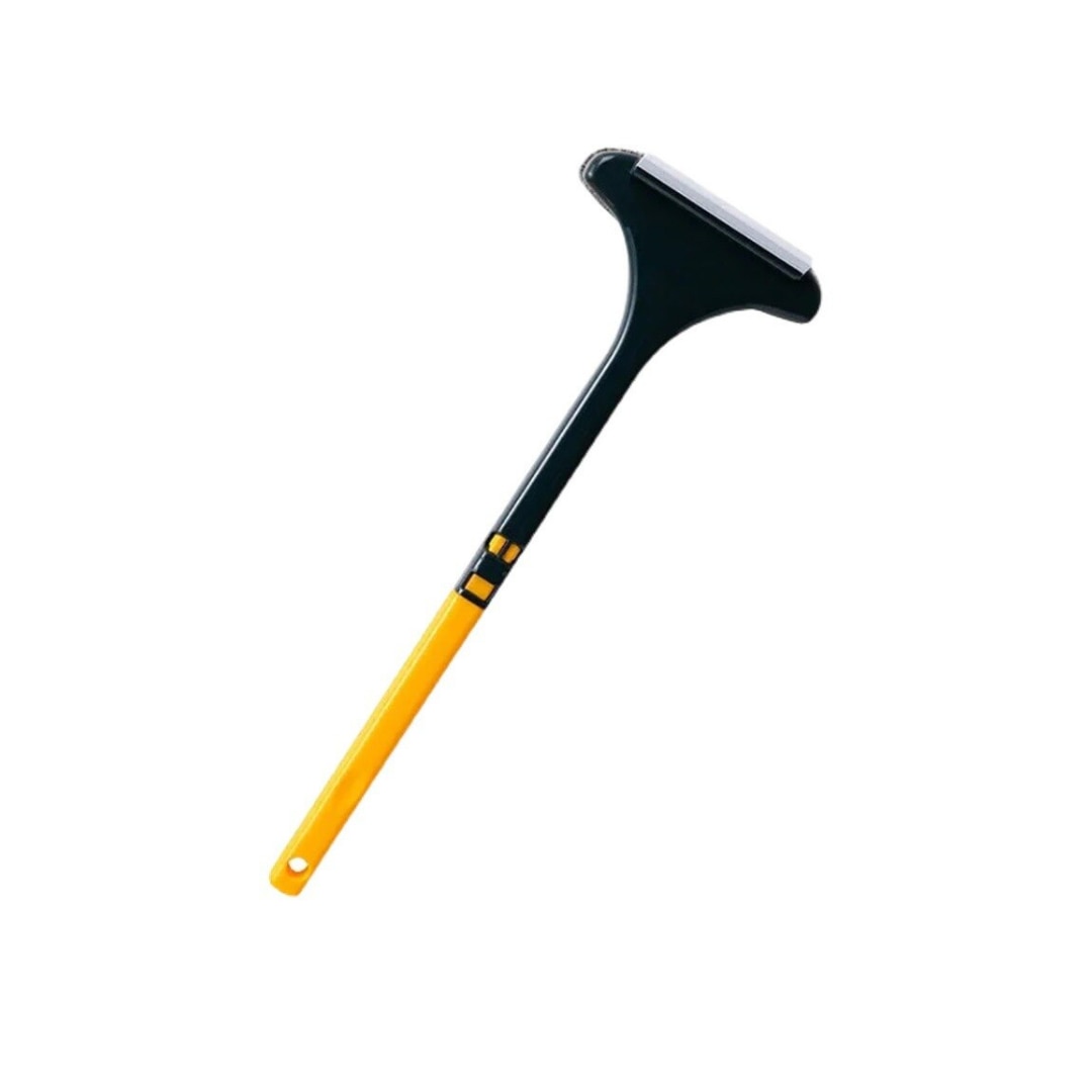 Racleta Macvi®, cauciuc, 46 x 15 cm, negru/galben, pentru curatarea rapida a sticlei si placilor