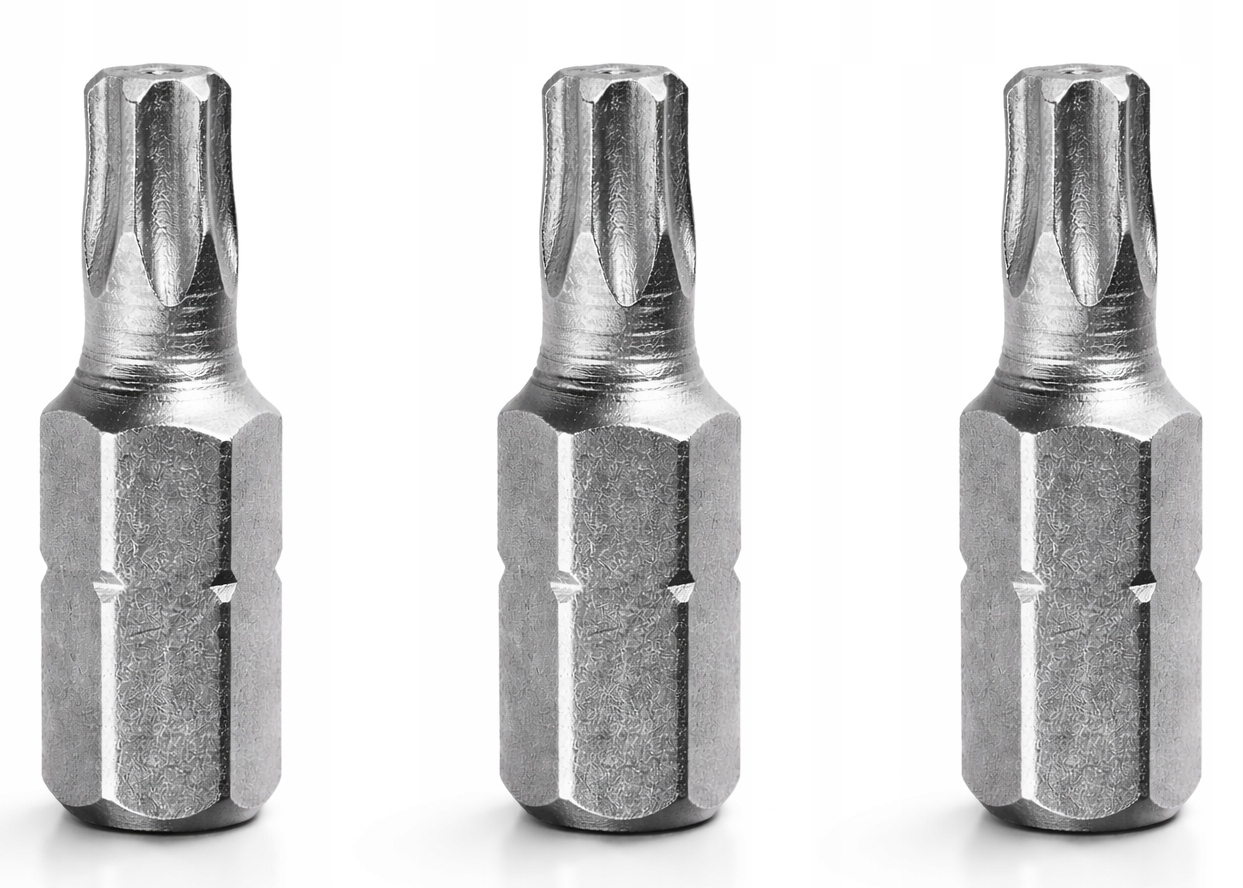 Końcówki bity do wkrętarki TORX T30x25mm 3szt