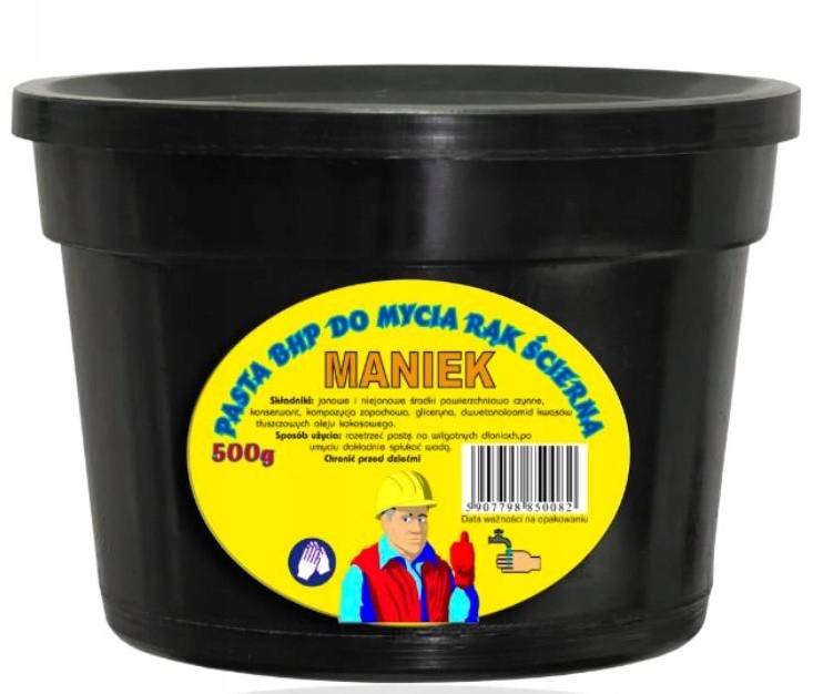 Pasta piaskowo-mydlana BHP 0,5 kg ścierna do rąk