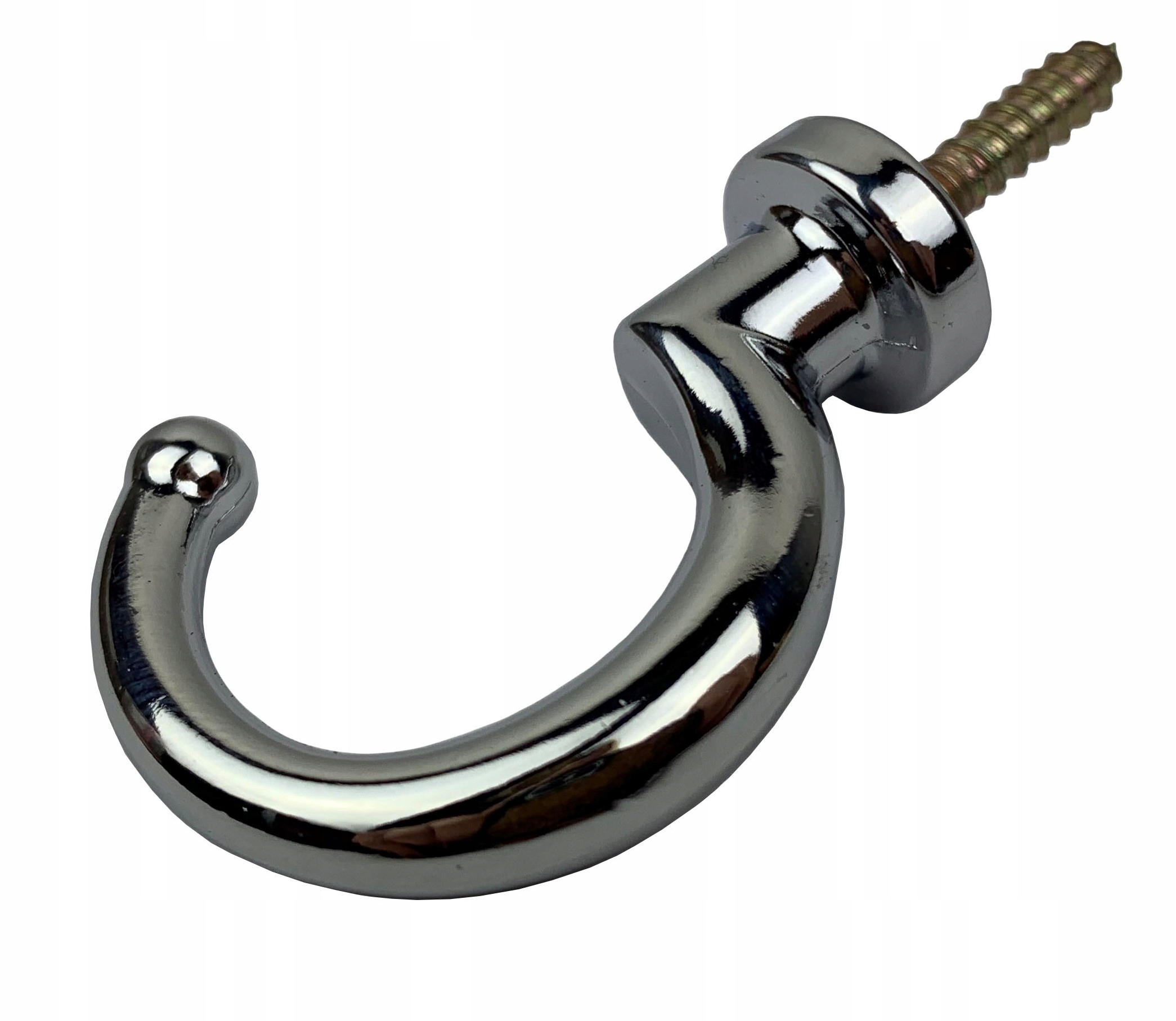 Wieszak haczyk chrom 33 mm do zasłon firan