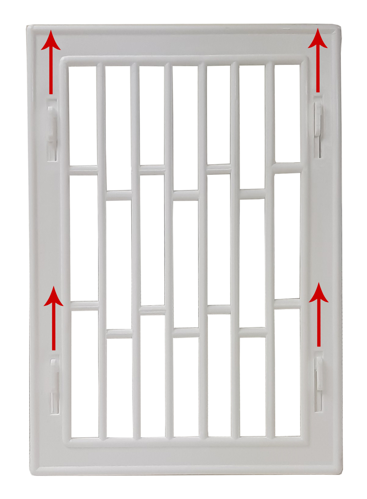 Kratka osłona wentylacyjna 14x21 ramka PCV