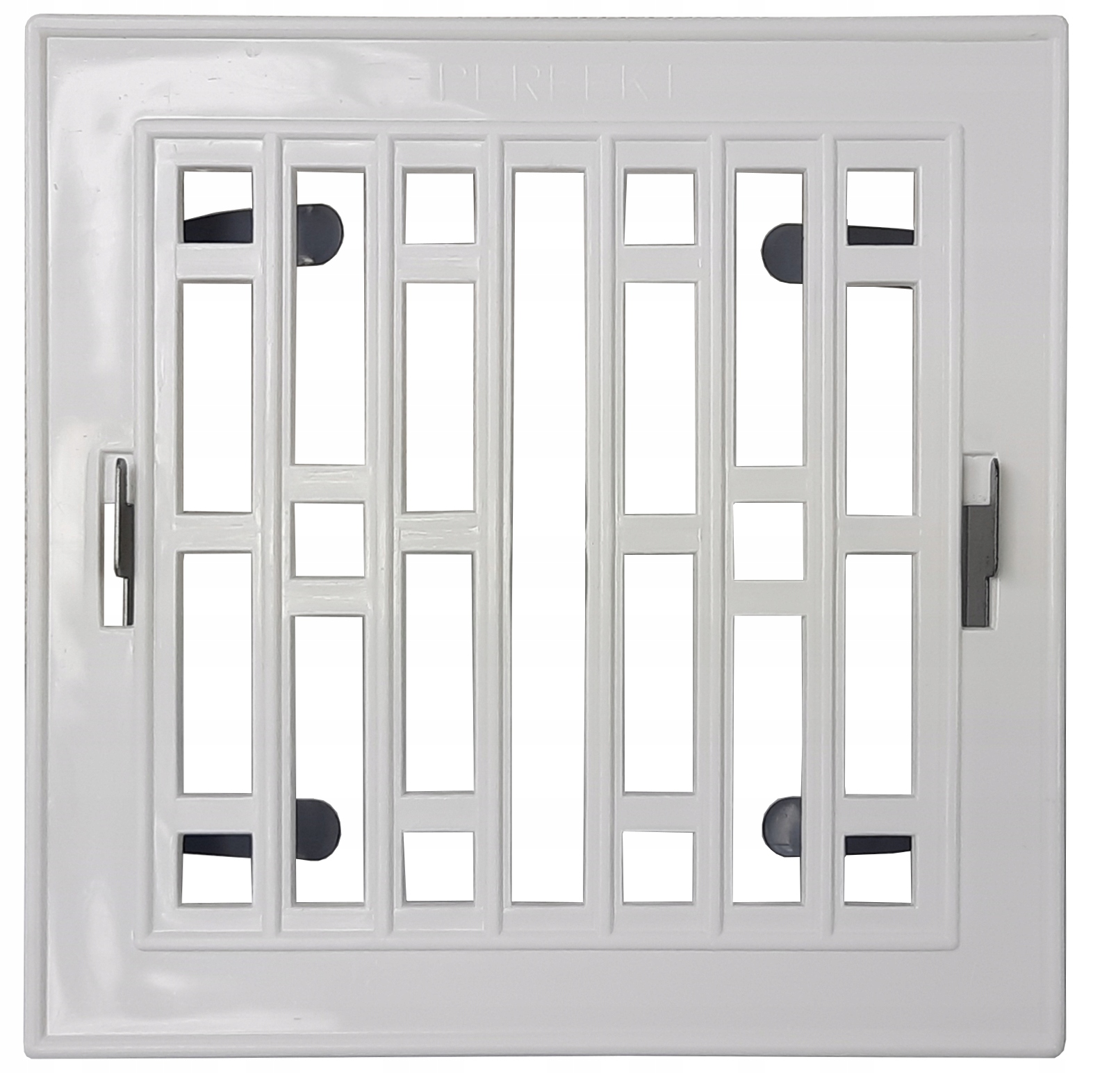 Kratka osłona wentylacyjna PCV 14x14 ramka metal