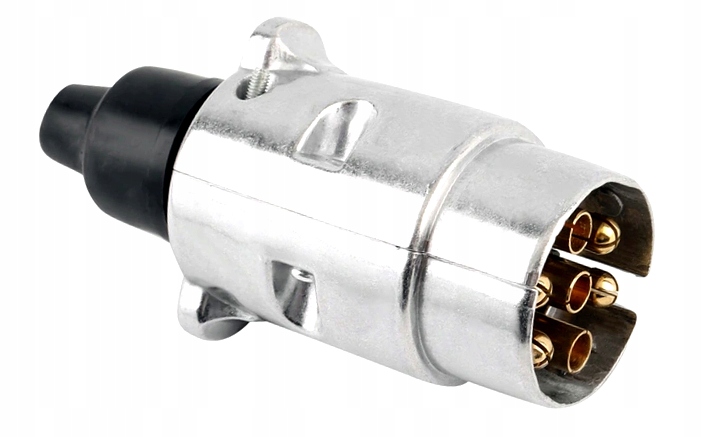 WTYCZKA GNIAZDA PRZYCZEPY 7 PIN ALUMINIOWA 12V