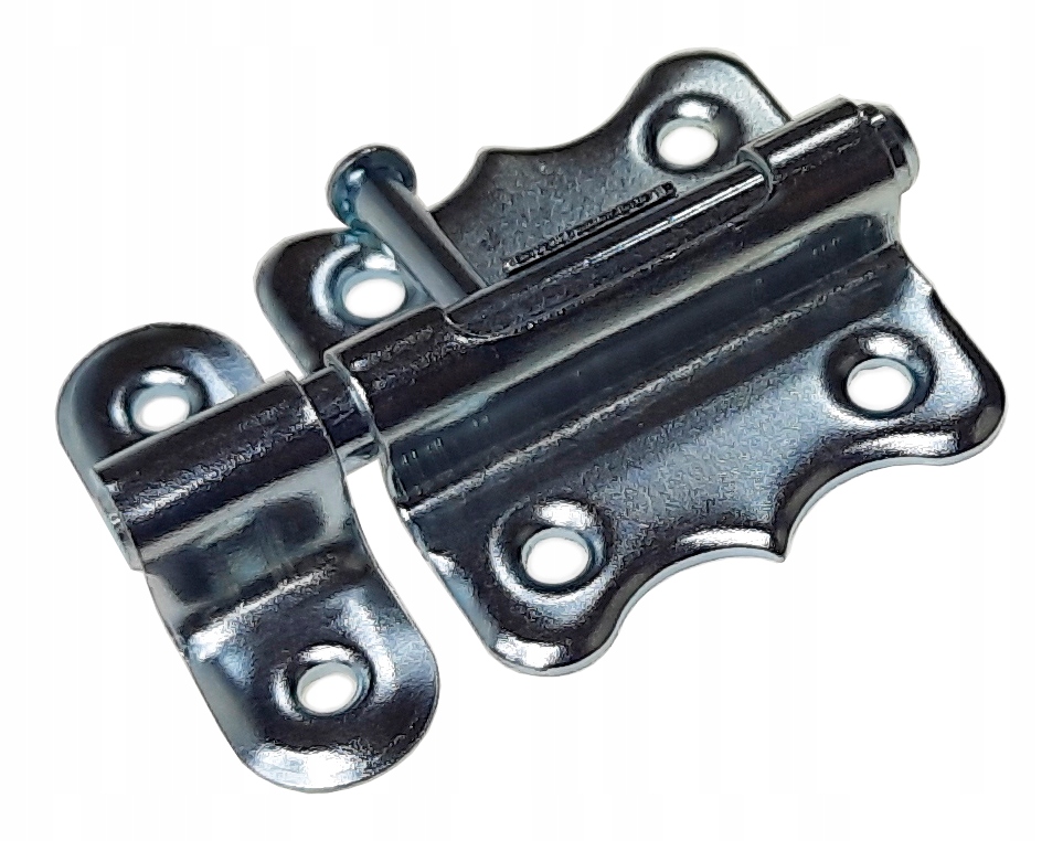 Zasuwka uniwersalna blokada rygiel 40 mm srebrna
