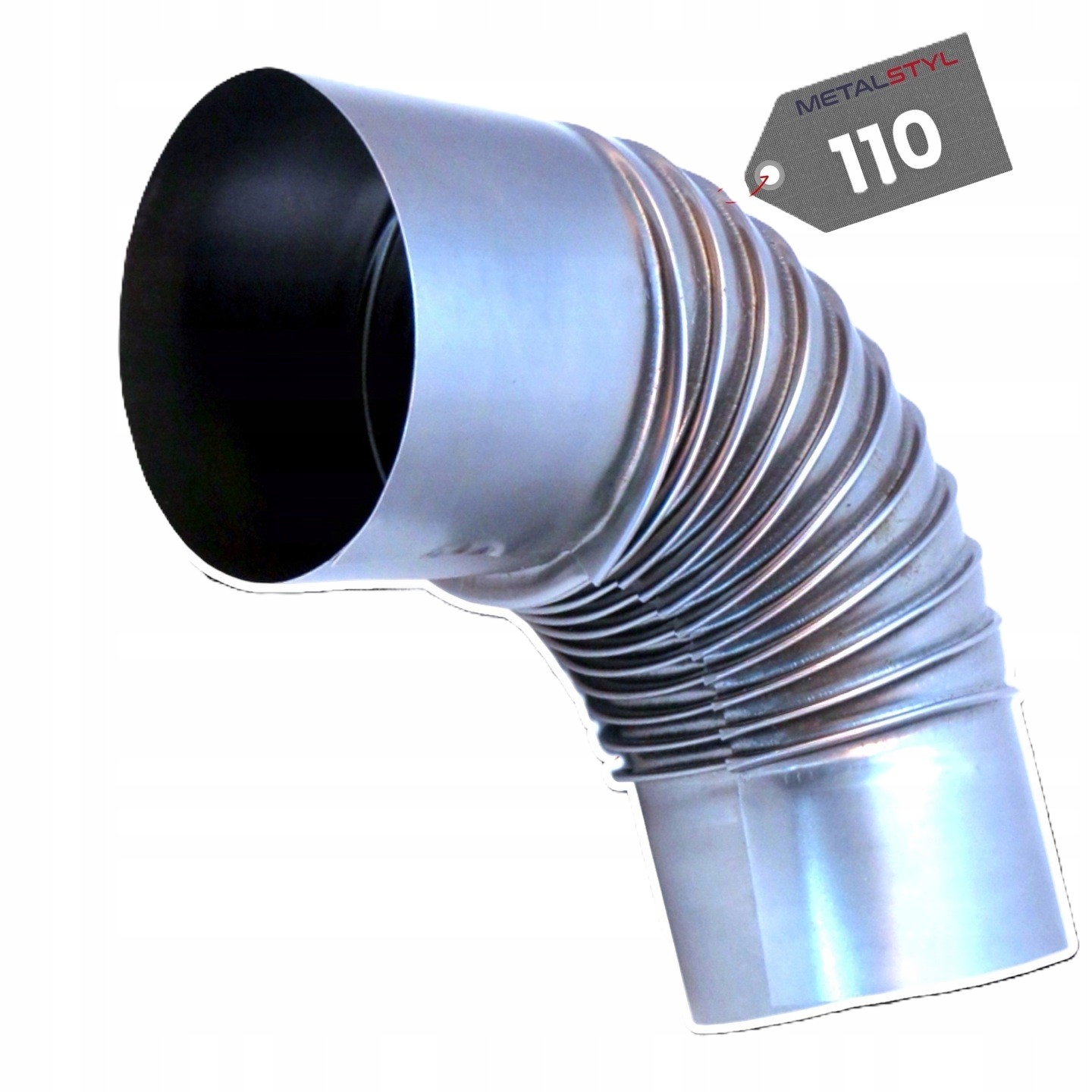KOLANKO KOLANO PIECOWE KOMINOWE DO PIECA KOZY KOMINKA DYMNE fi 110mm