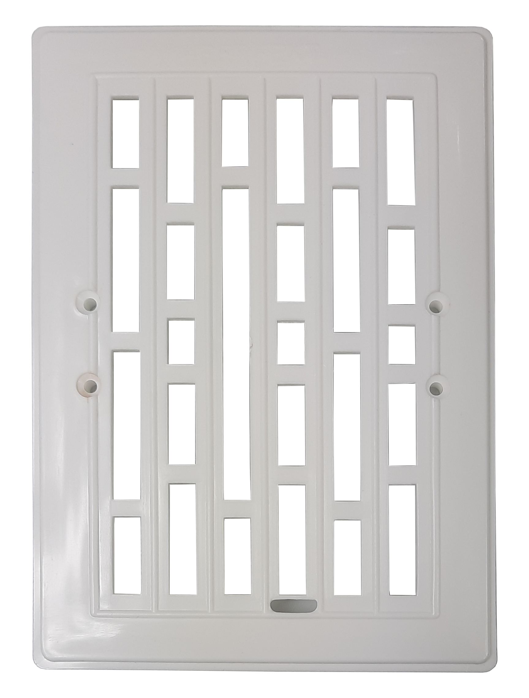 Kratka osłona wentylacyjna 14x21 PCV z zaczepami