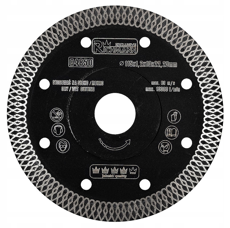 Tarcza diamentowa cienka 115x1,2x22,23MM