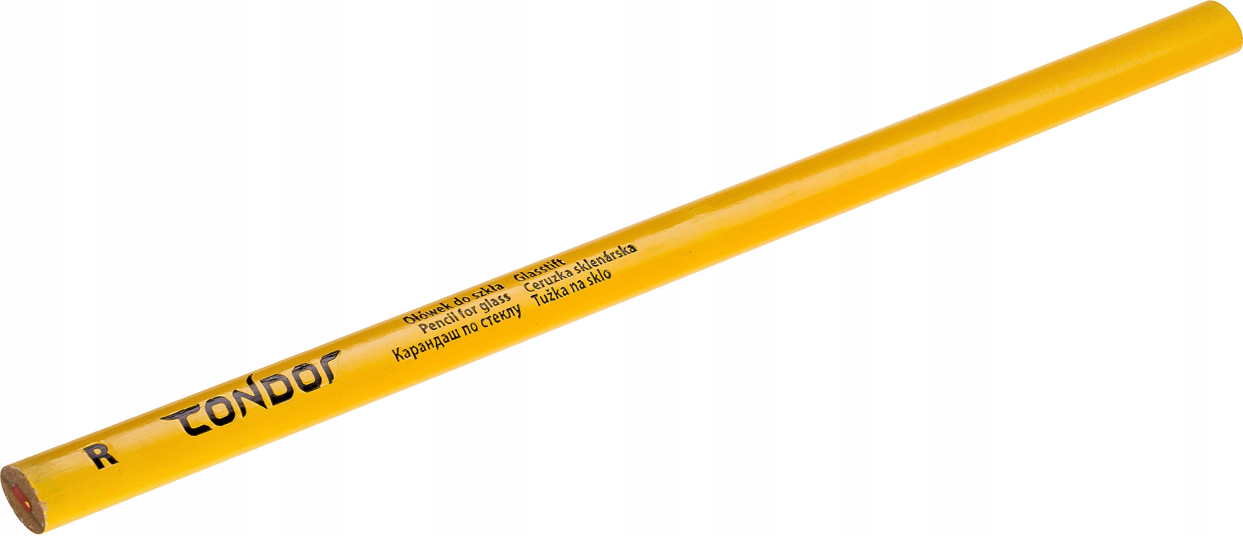 Ołówek do szkła płytek glazury 240 mm, twardość R