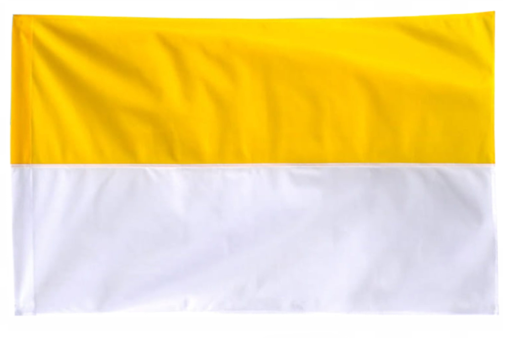 Flaga papieska watykańska kościelna 70 x 110 z tunelem na trzon