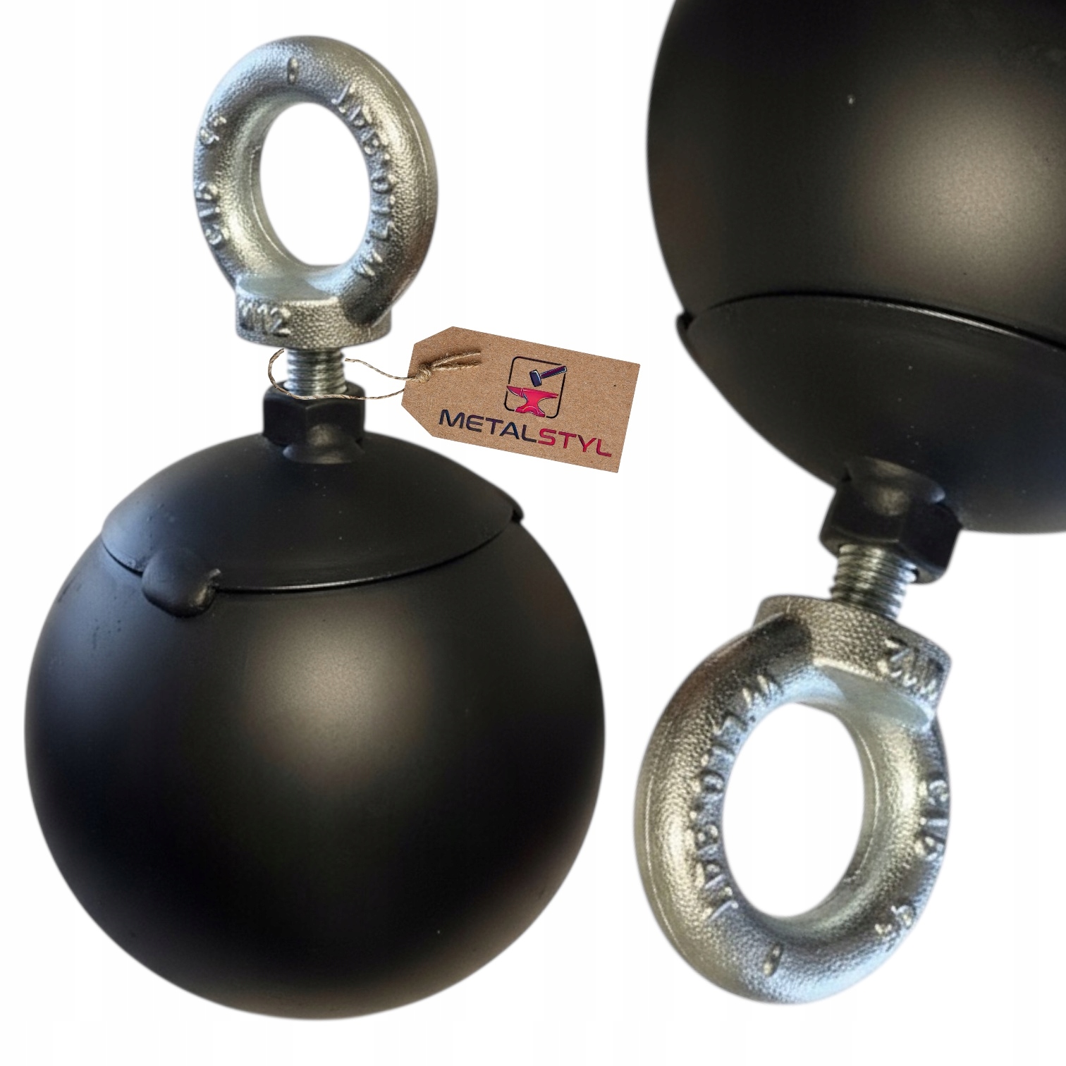 Kula do czyszczenia komina kominowa kominiarska 5 kg obciążenie do szczotki