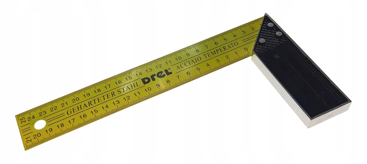 Kątownik stolarski z podstawą 250 x 125 mm