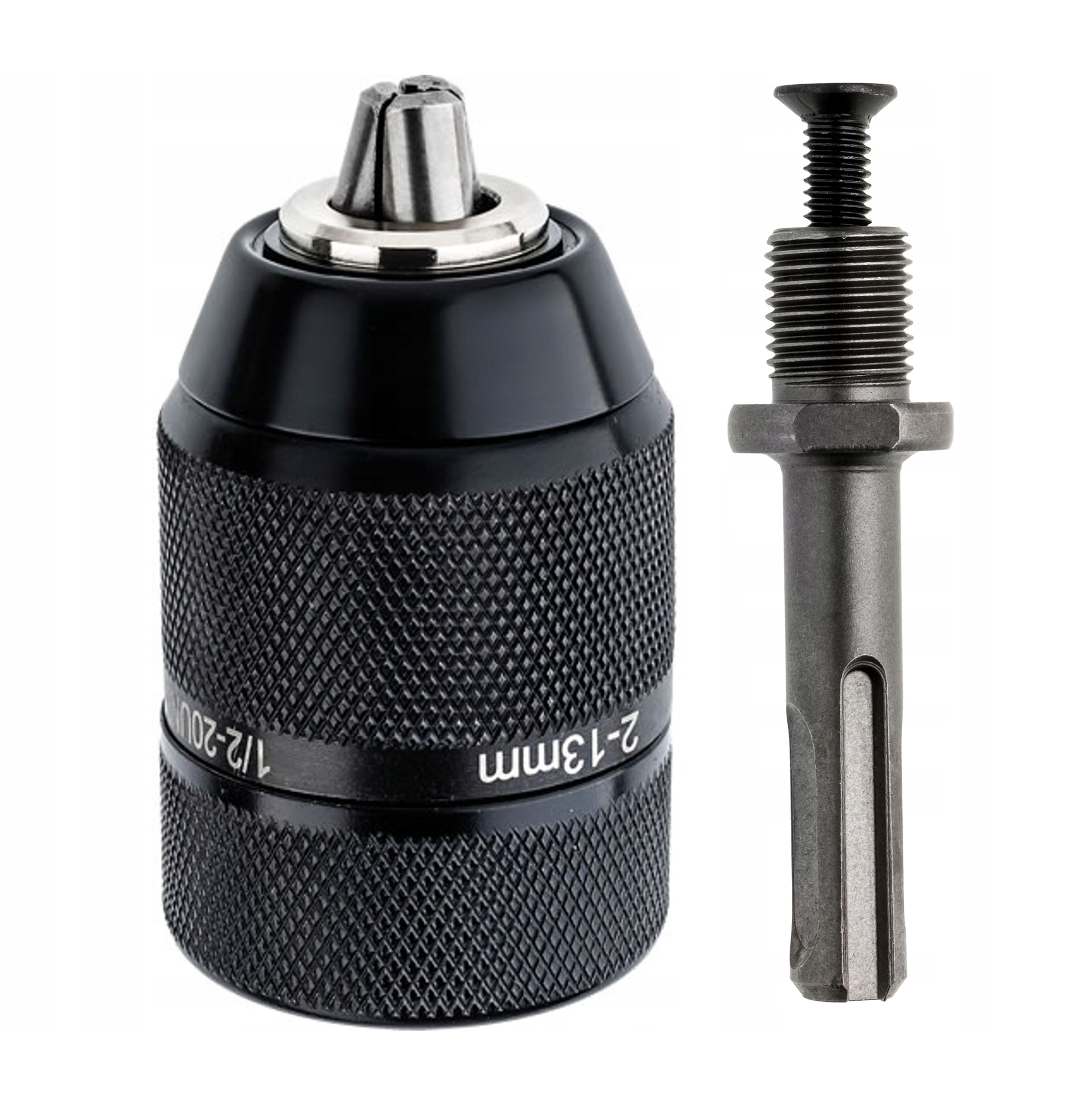 Uchwyt wiertarski 2.0-13.0 mm+ adapter z SDS 1/2'