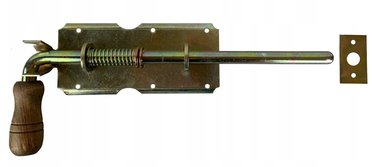 Zasuwa sprężynowa ryglowa ocynk 320 mm średnia