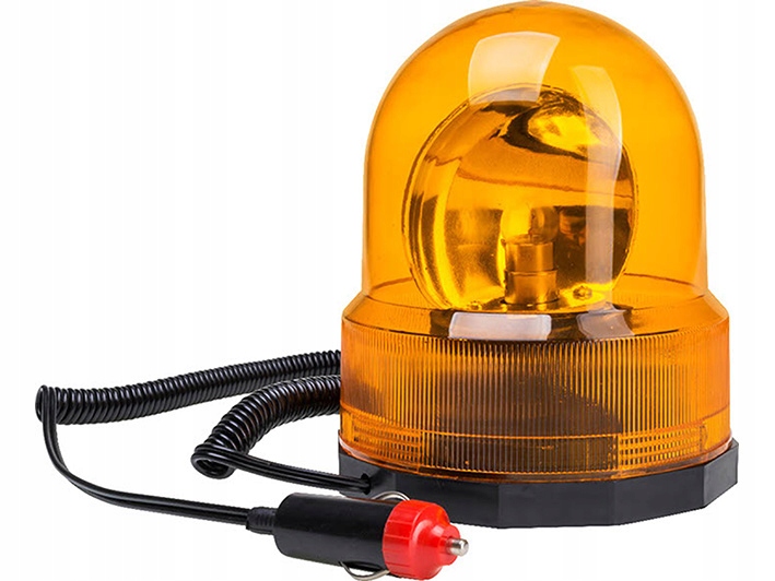 Lampa błyskowa ostrzegawcza, magnes, 12 V