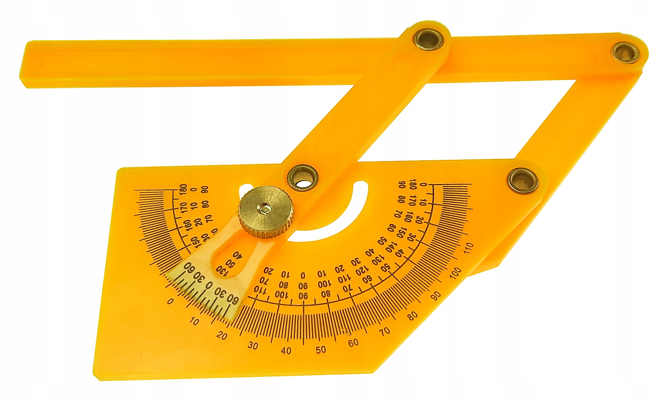 Kątownik z kątomierzem 0°-180°,90 x 150 mm