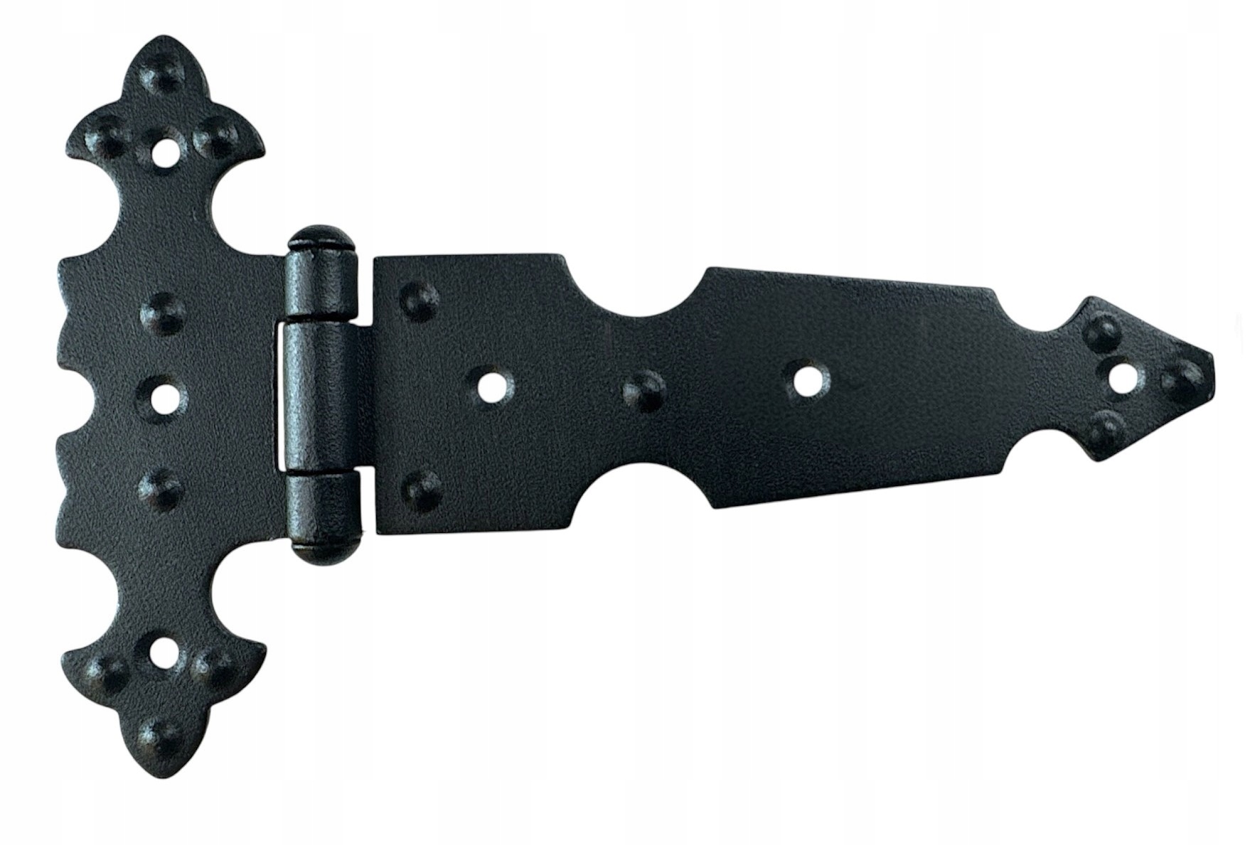 Zawias meblowy stalowy ozdobny Z-21 czarny mat do mebli