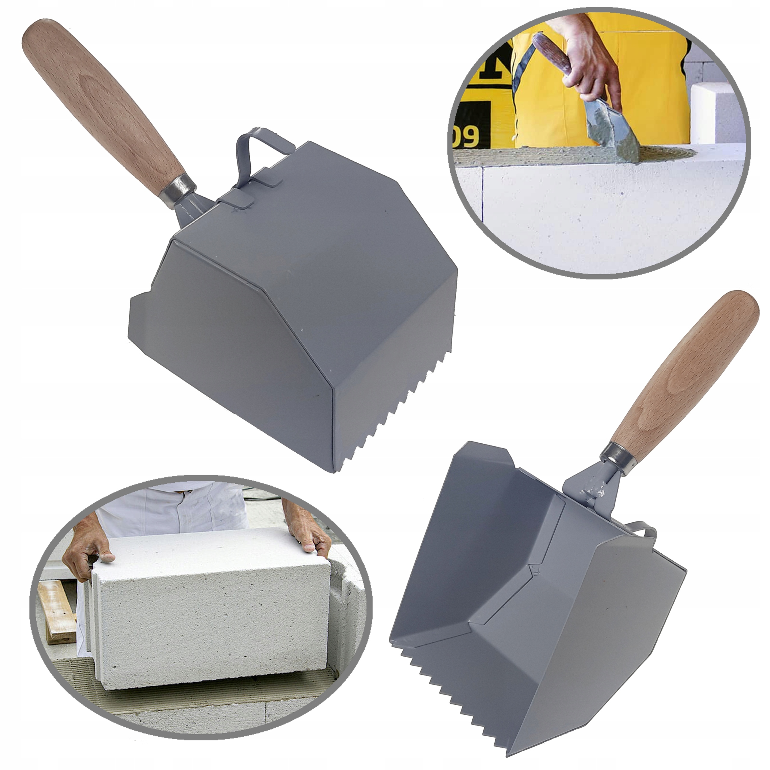Kielnia do betonu komórkowego 115mm typu YTONG