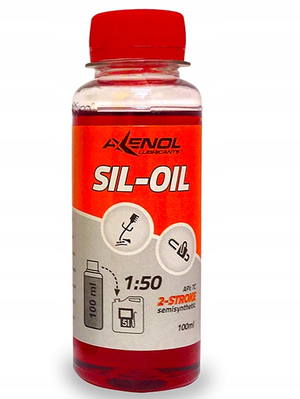 OLEJ DO DWUSUWÓW SILNIKÓW KOSIARKI PIŁY CZERWONY 100ML