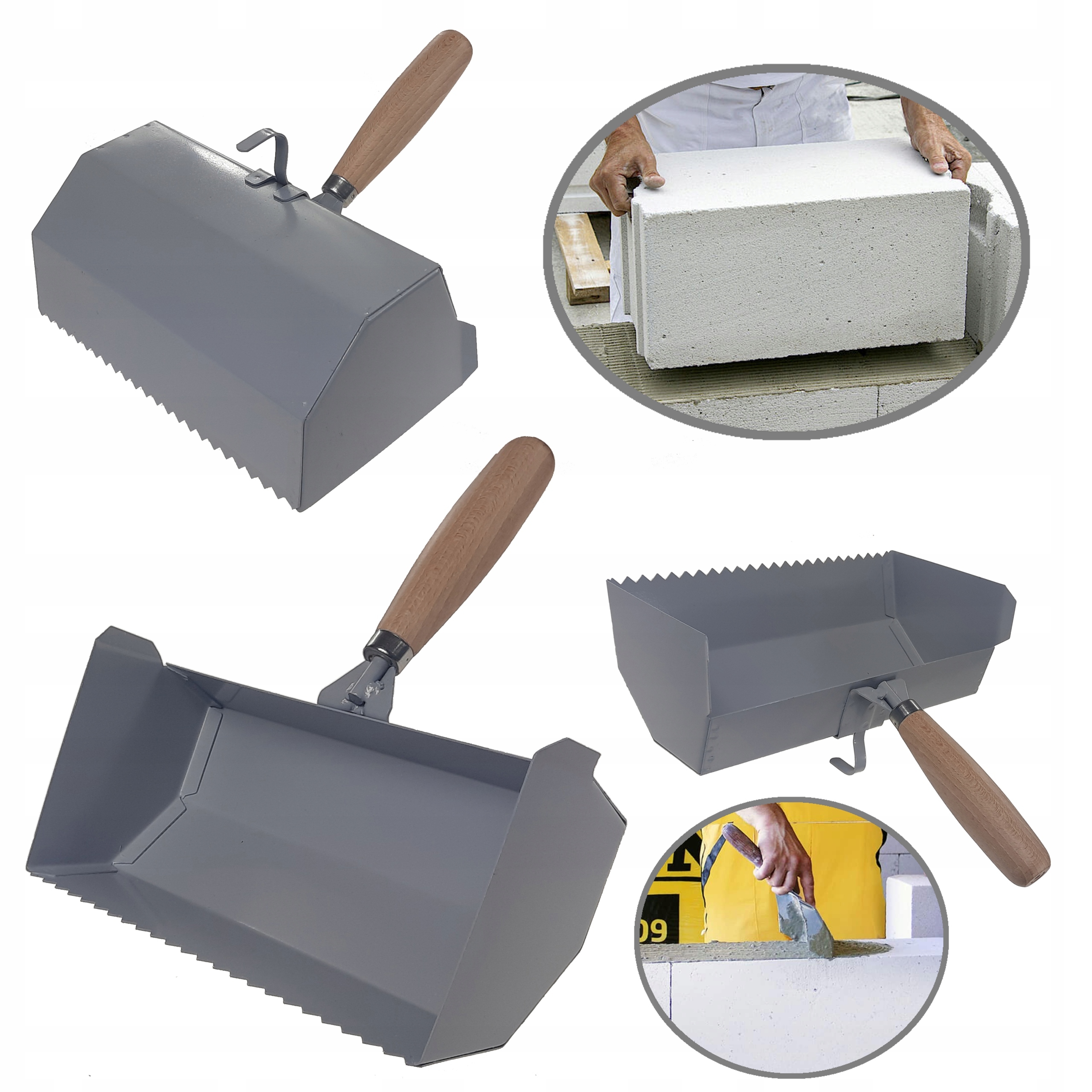 Kielnia do betonu komórkowego 200mm typu YTONG