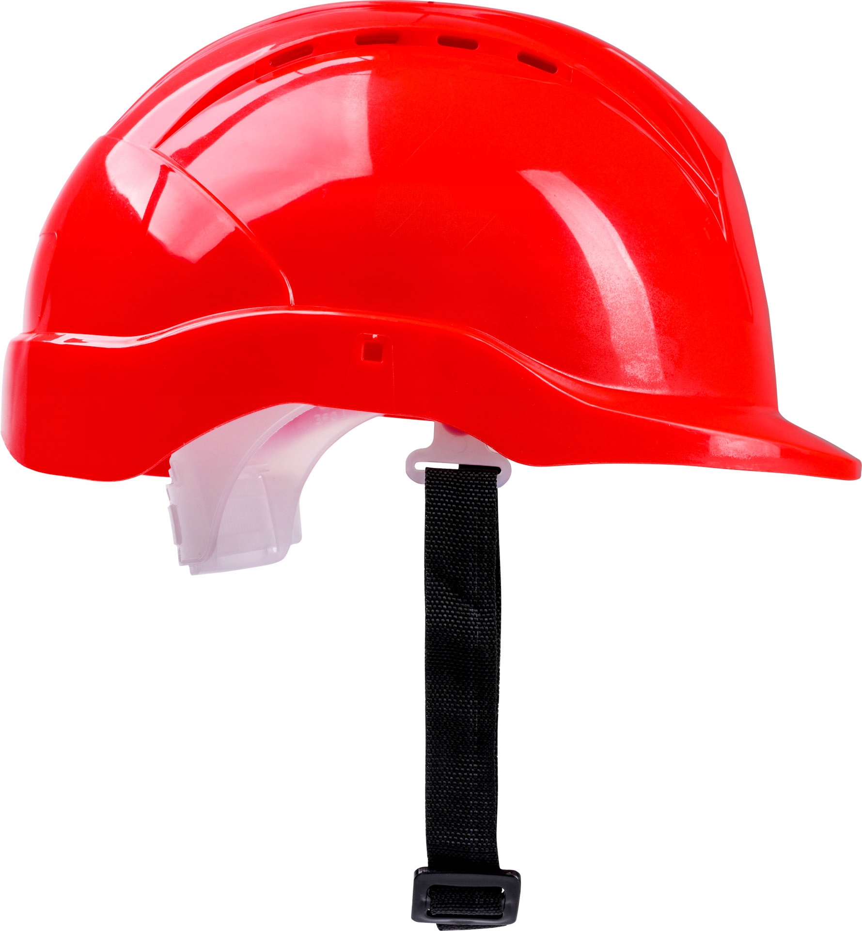 Kask budowlany ochronny czerwony