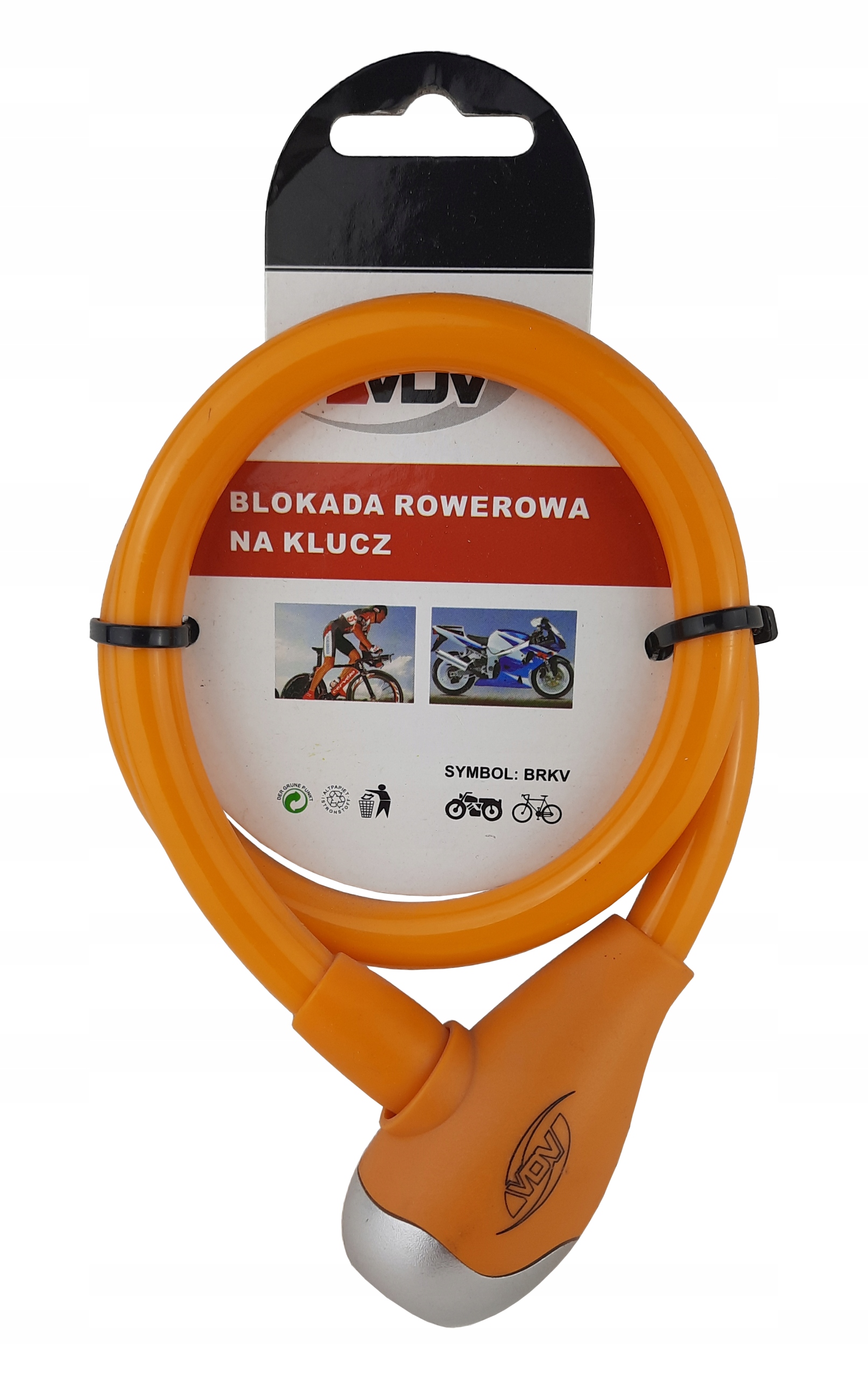 Blokada rowerowa motocyklowa na klucz LOB BRKV
