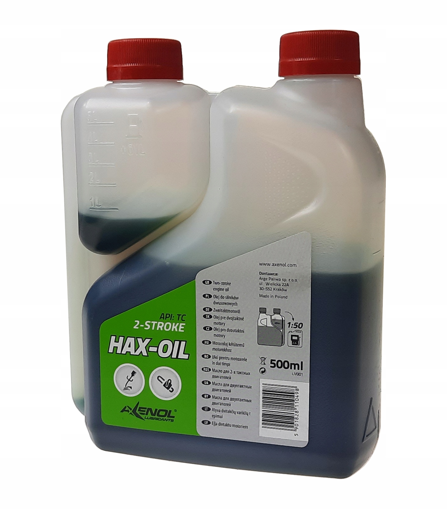 Olej do mieszanki AXENOL HAX-OIL 500 ml