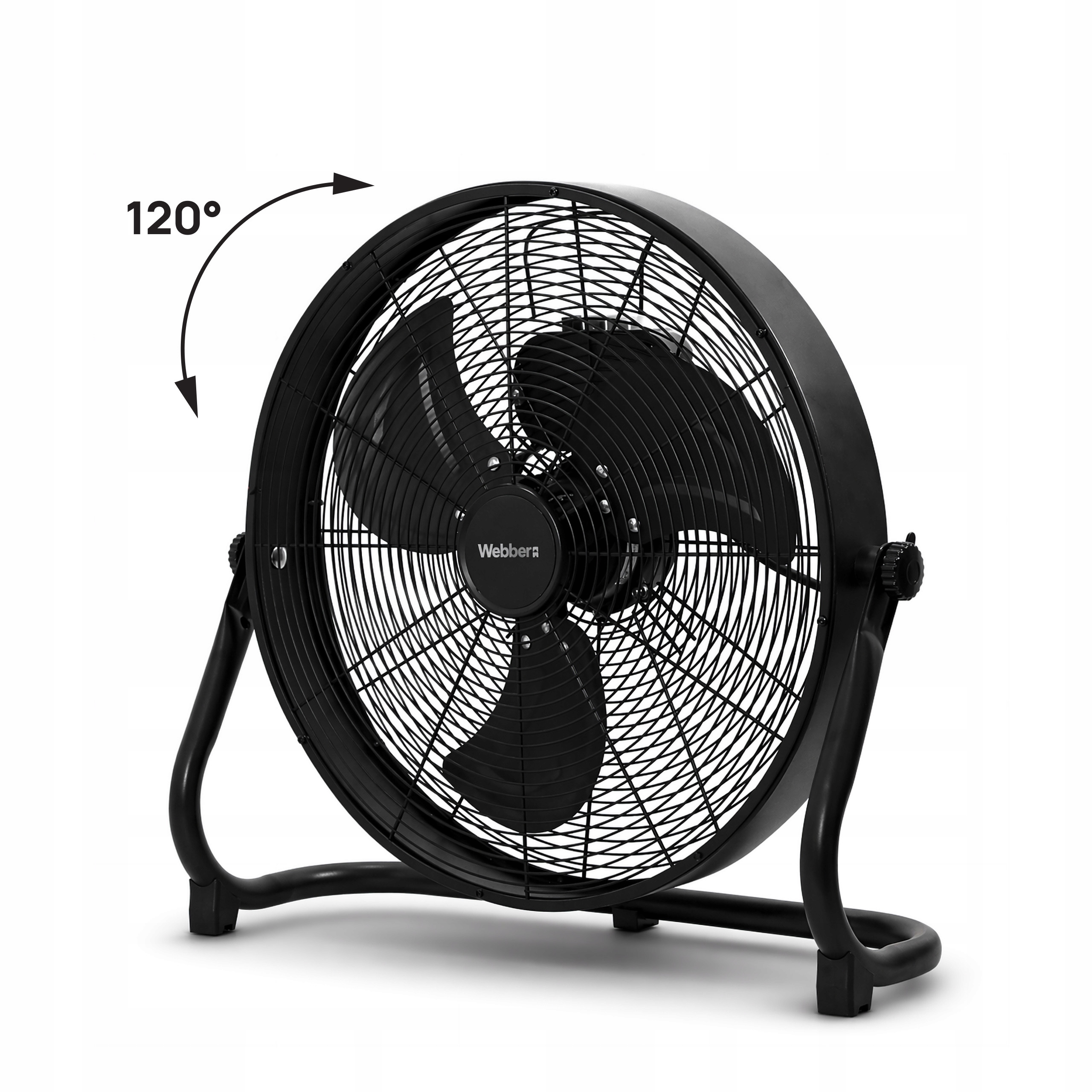 WENTYLATOR Cyrkulator Powietrza PODŁOGOWY DUŻY Wiatrak 40 cm CICHY