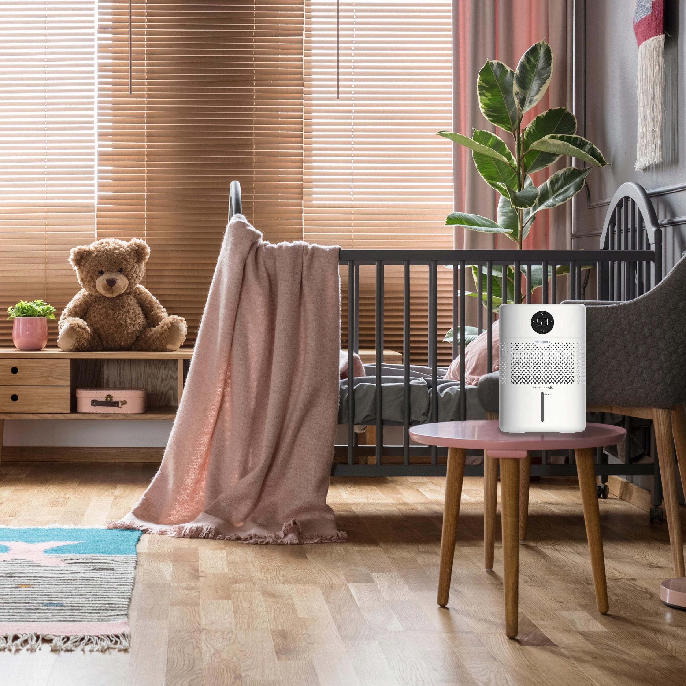 Nawilżacz Ewaporacyjny HH1002 8W Higrostat Do 30m² - Biały