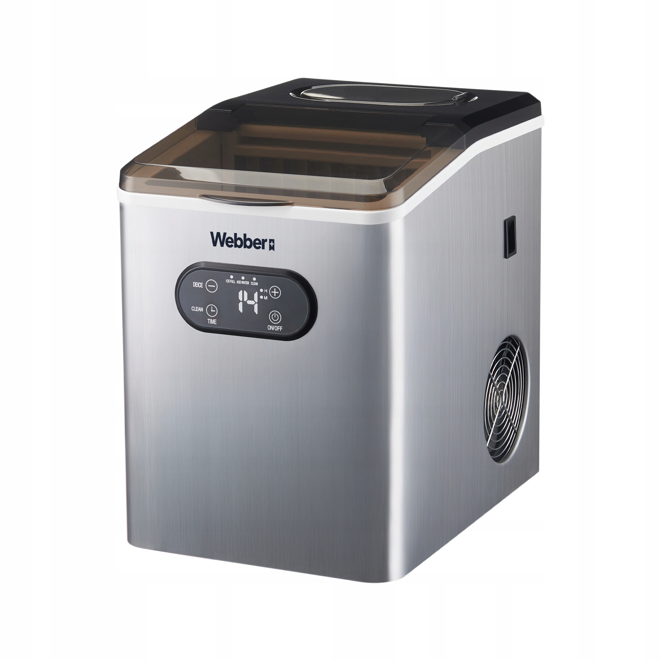 Kostkarka Do Lodu Frio IM-201 25kg LCD 3 Tryby Wody Inox 24 Kostki