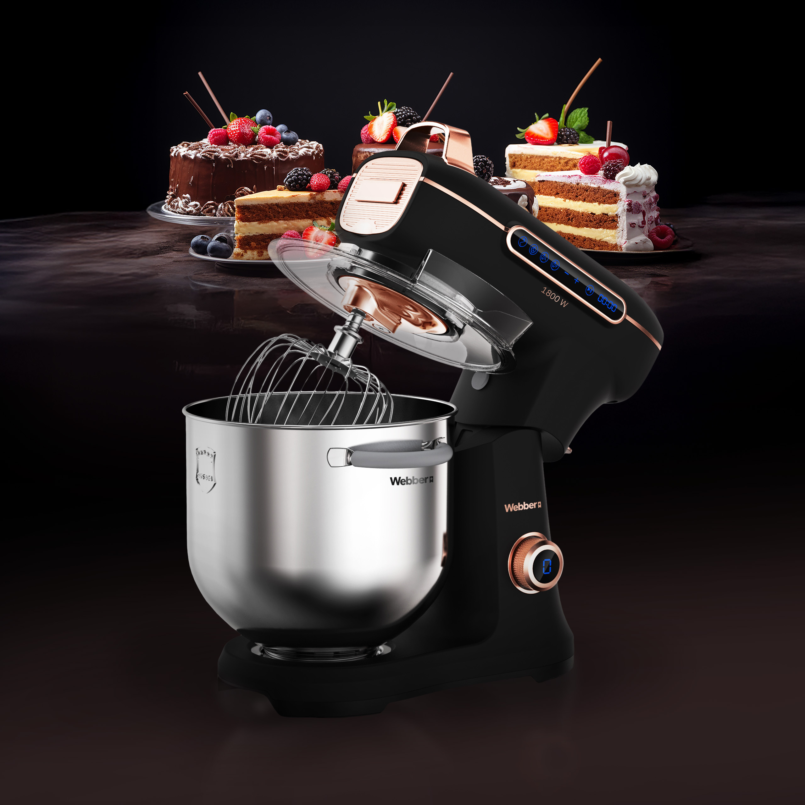 Robot Kuchenny Planetarny XEF900 1800W Misa 7l Mikser Wielofunkcyjny