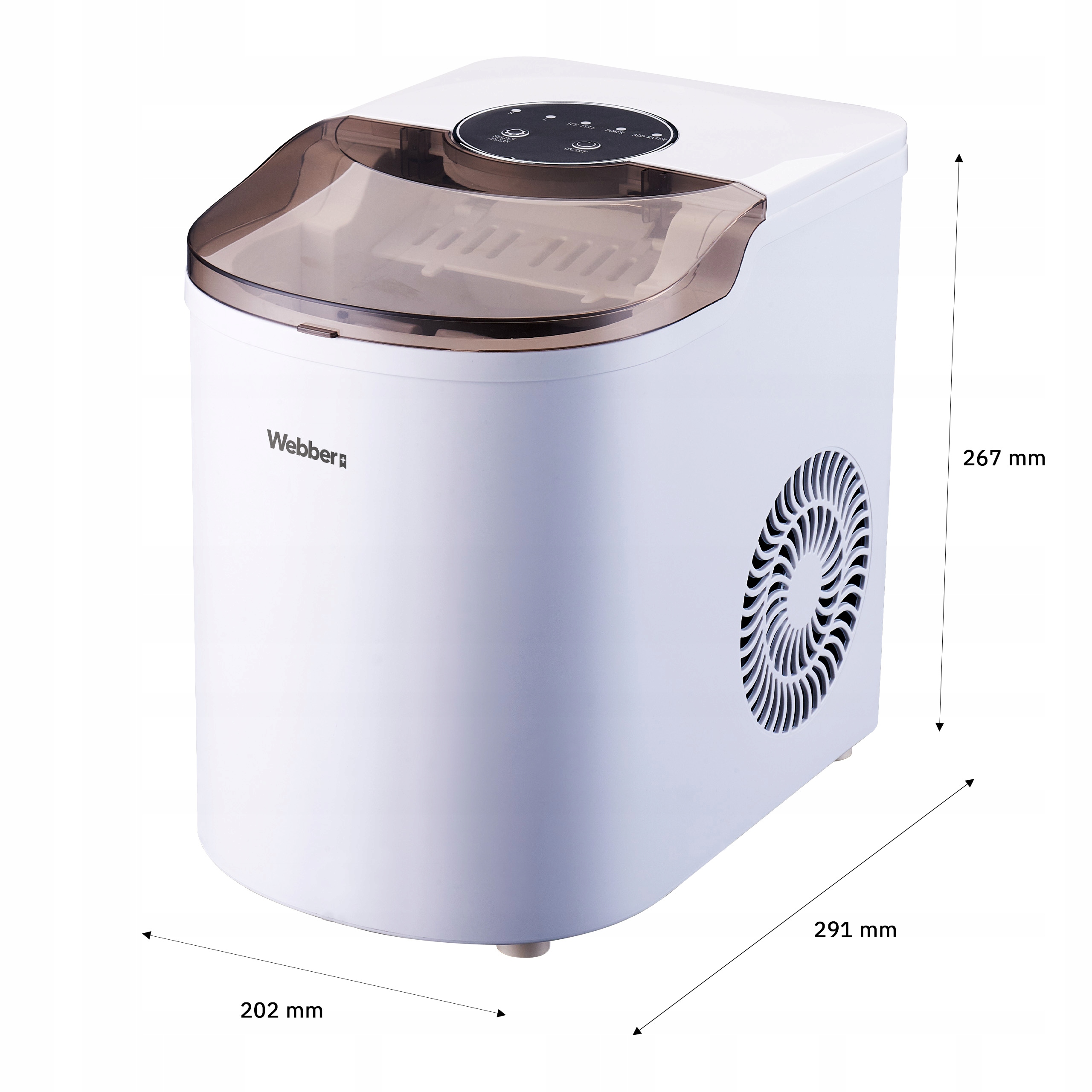 Kostkarka Do Lodu Kemi Ice Master 10KG/24H 165W 7 Kostek 2 Rozmiary