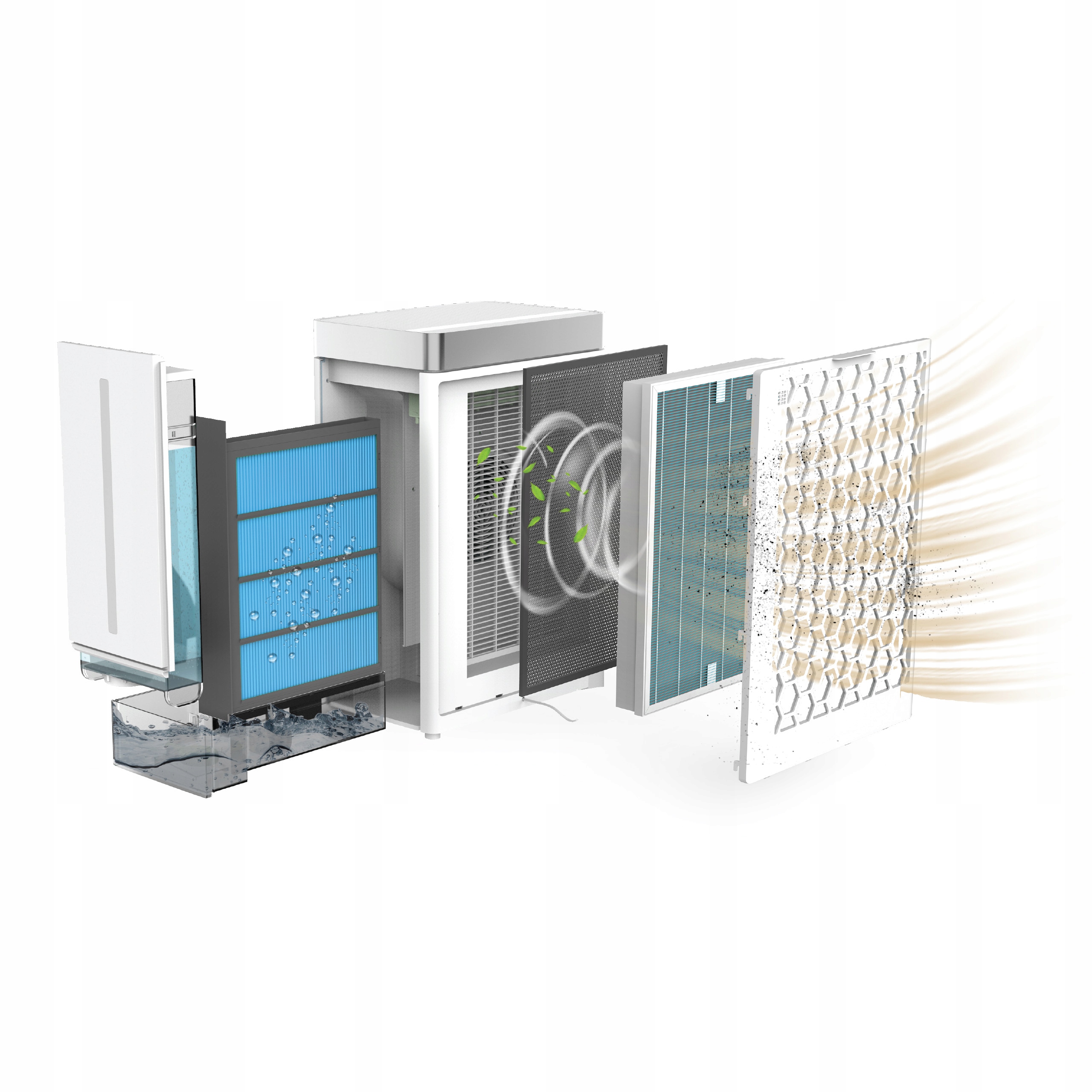 Oczyszczacz Powietrza Nawilżacz AP9750 SMART AI WIFI 100W 57m