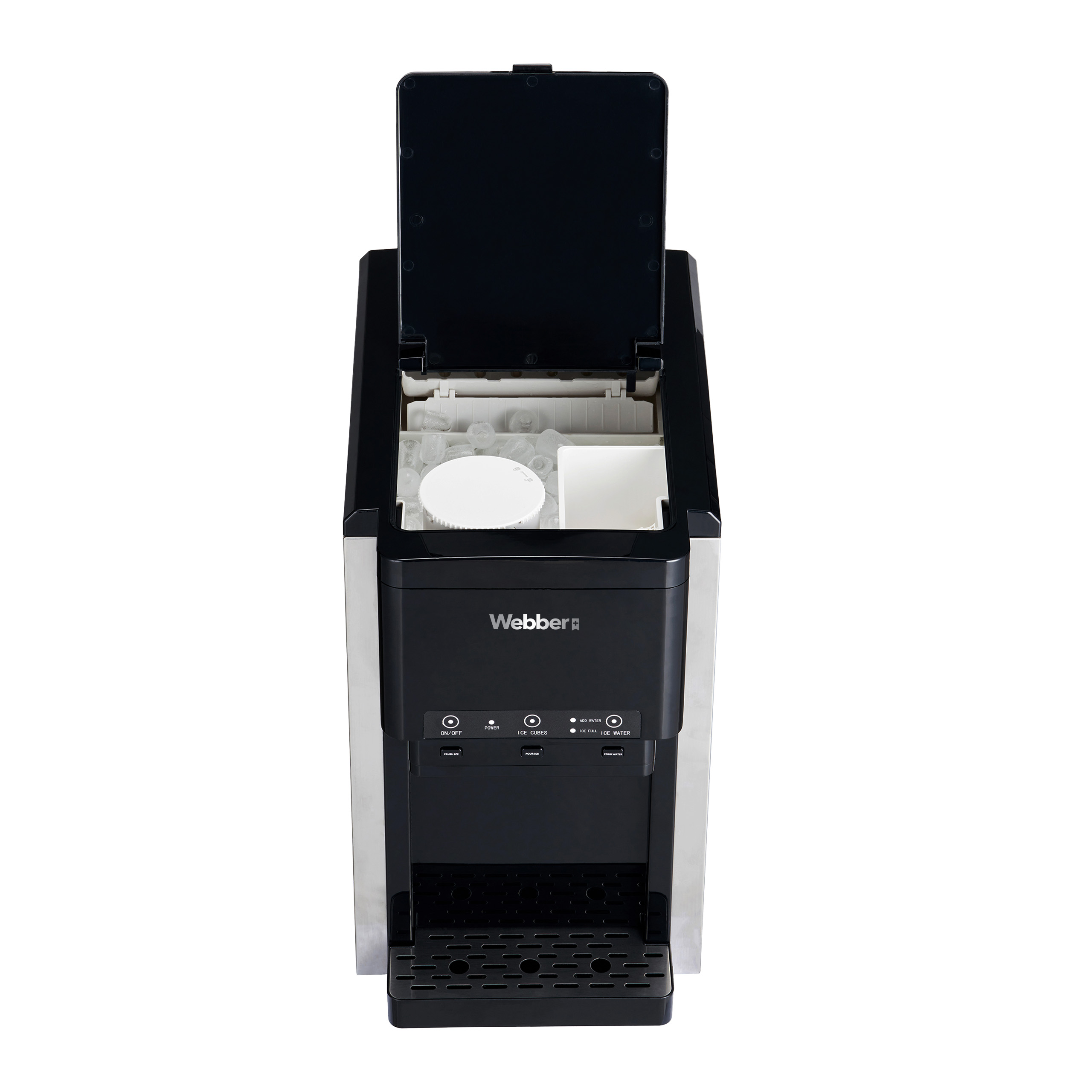 Kostkarka Do Lodu 3w1 Dystrybutor Wody Kruszarka 200W 20KG/24H 6 l