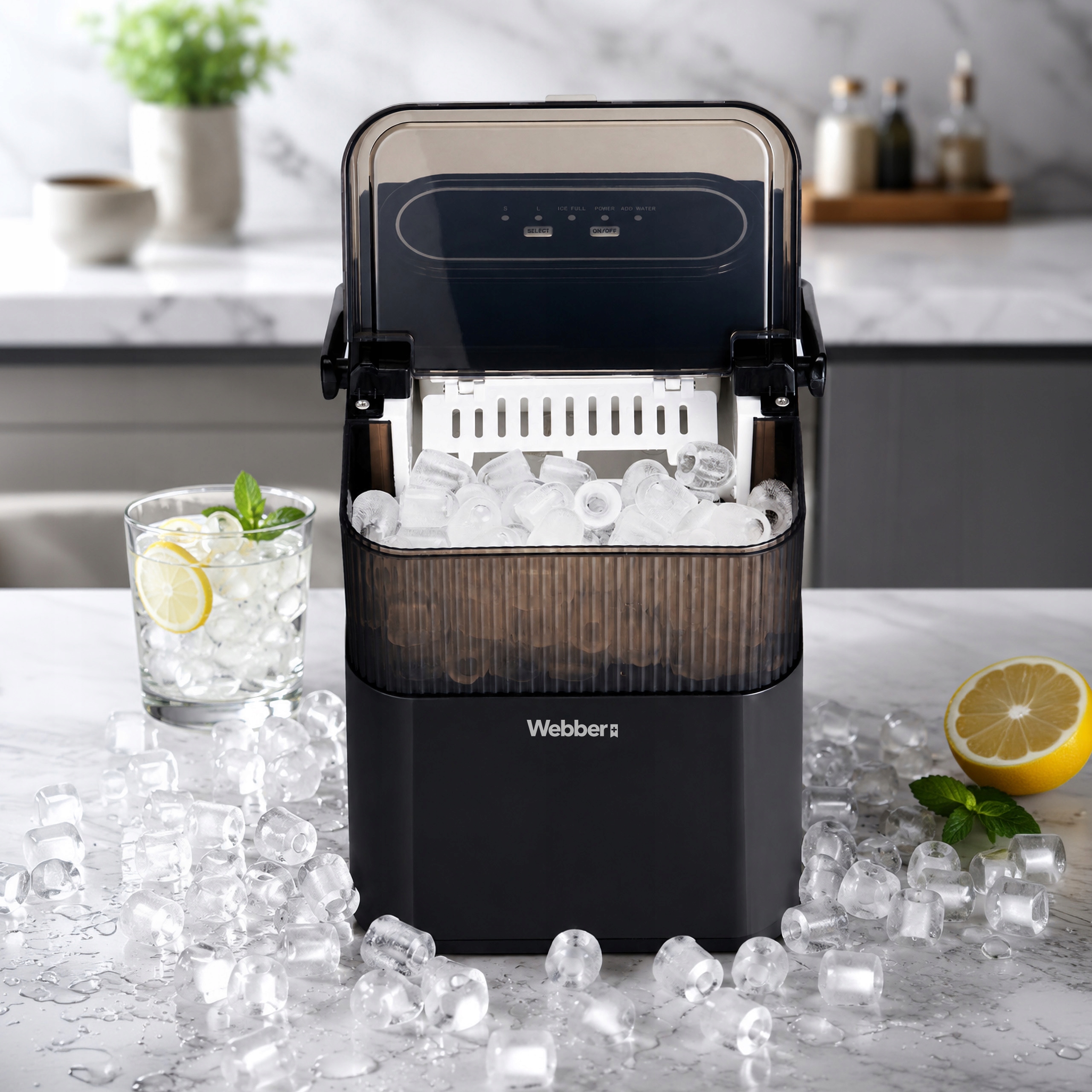 Kostkarka Do Lodu Ranua IM-001 Ice Master 12KG/24H 165W 2 - Czarna